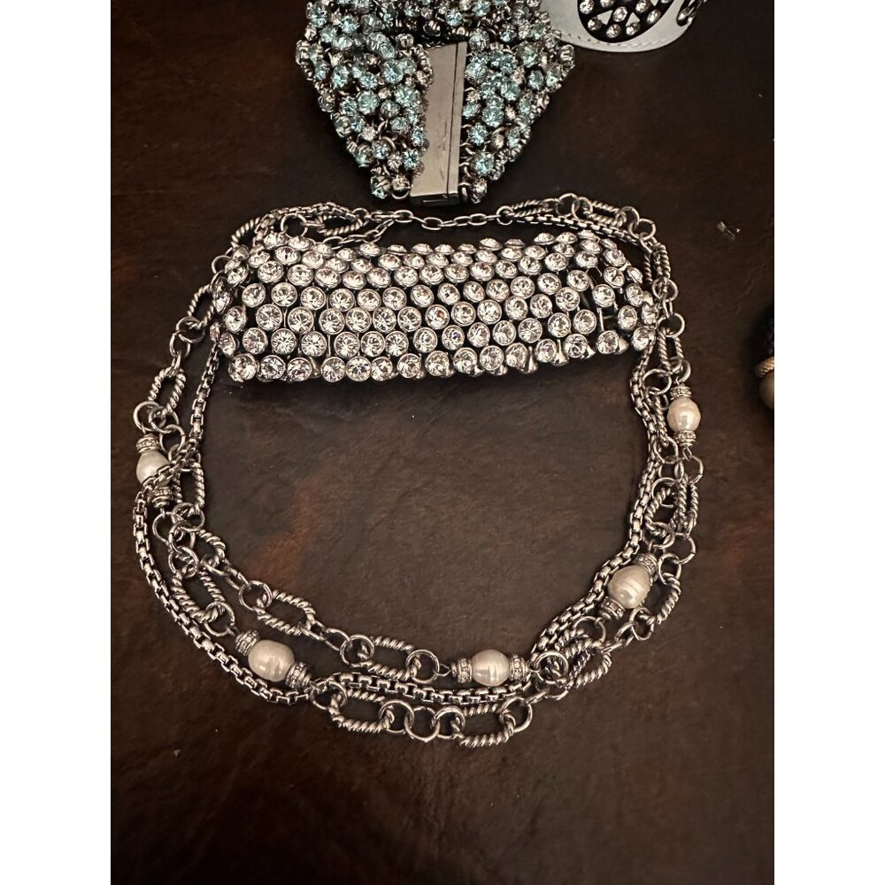 Gorgeous BLINGY lot of 6 assorted jewelry pieces - Picture 9 of 9